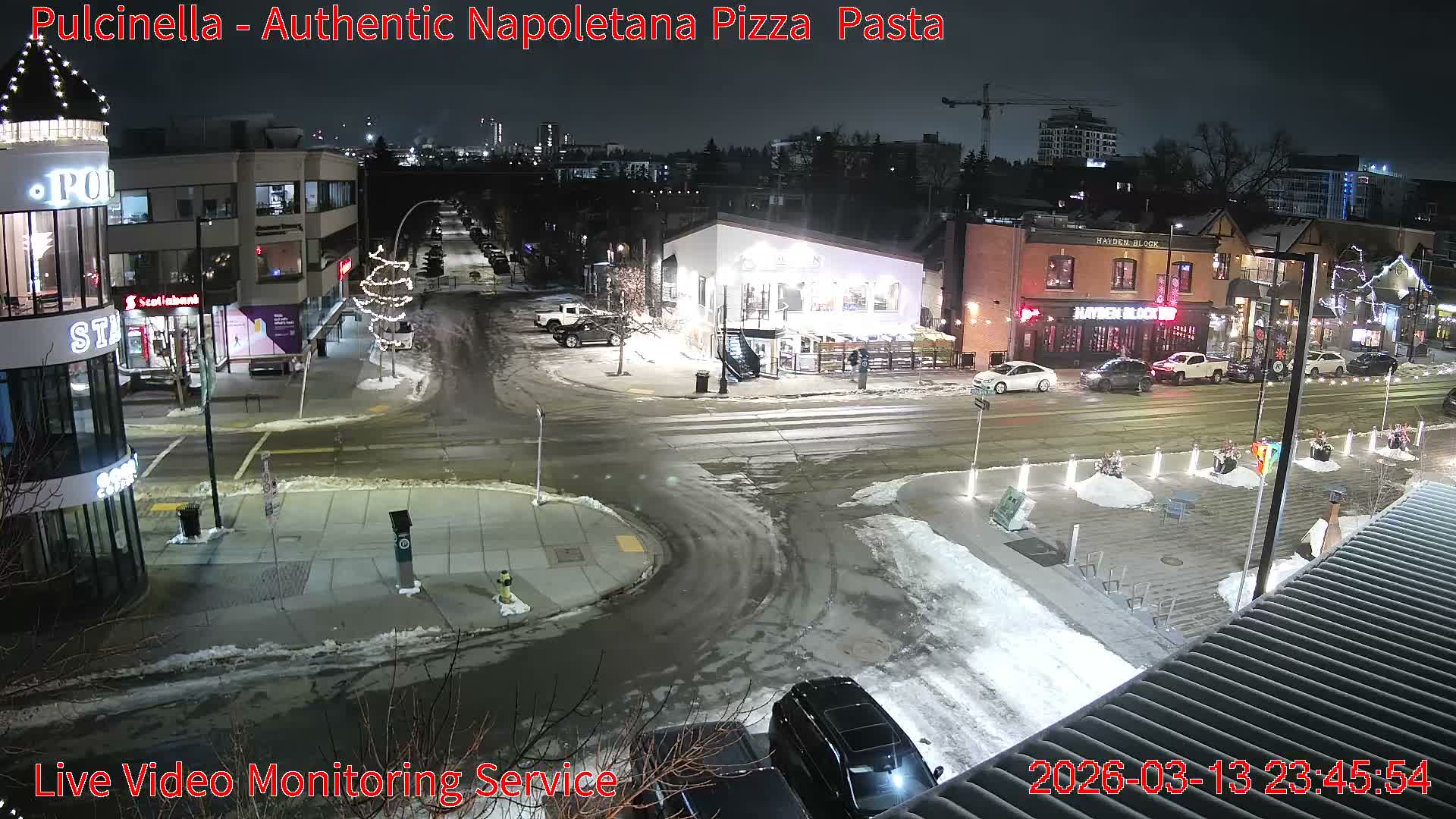 Hillhurst Neighbourhood, Kensington Road & Crescent NW Junction Live Cam - Hillhurst, Calgary, Alberta, Canada