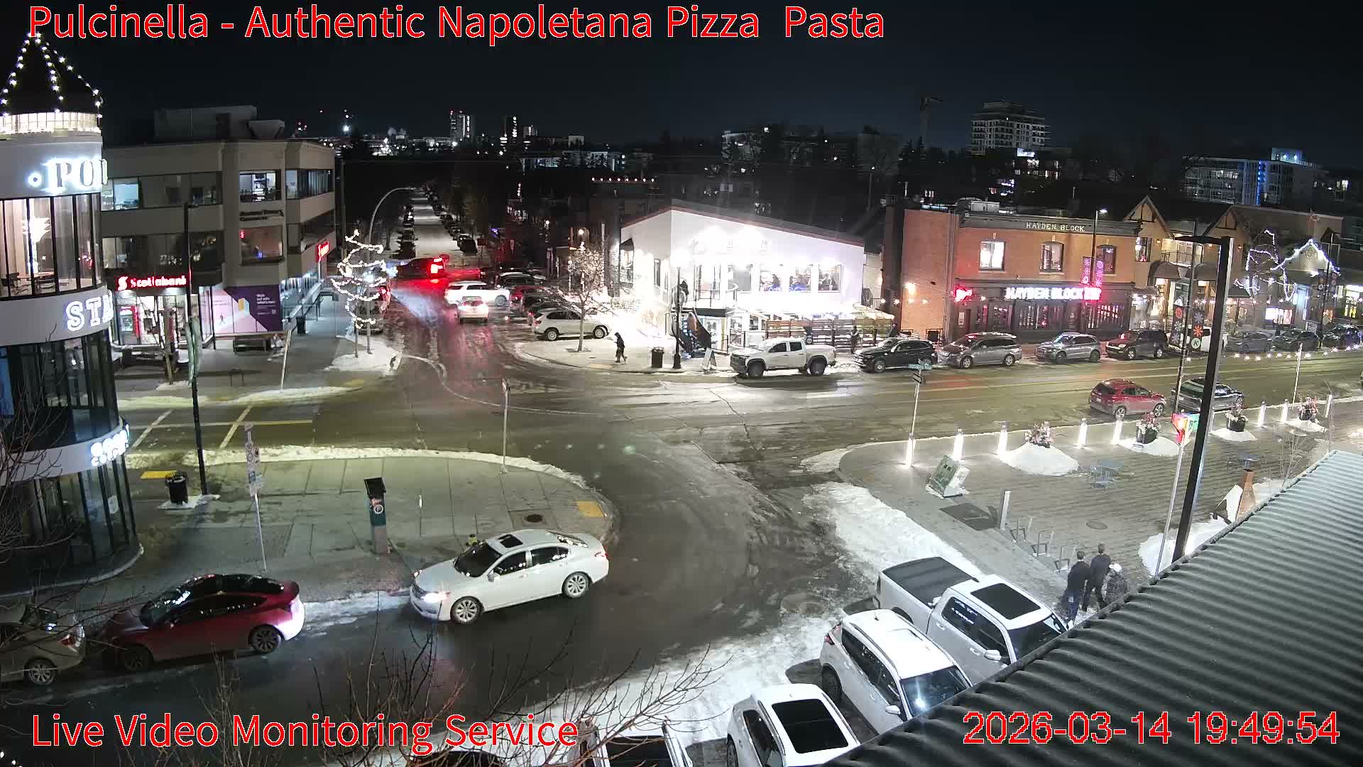 Hillhurst Neighbourhood, Kensington Road & Crescent NW Junction Live Cam - Hillhurst, Calgary, Alberta, Canada