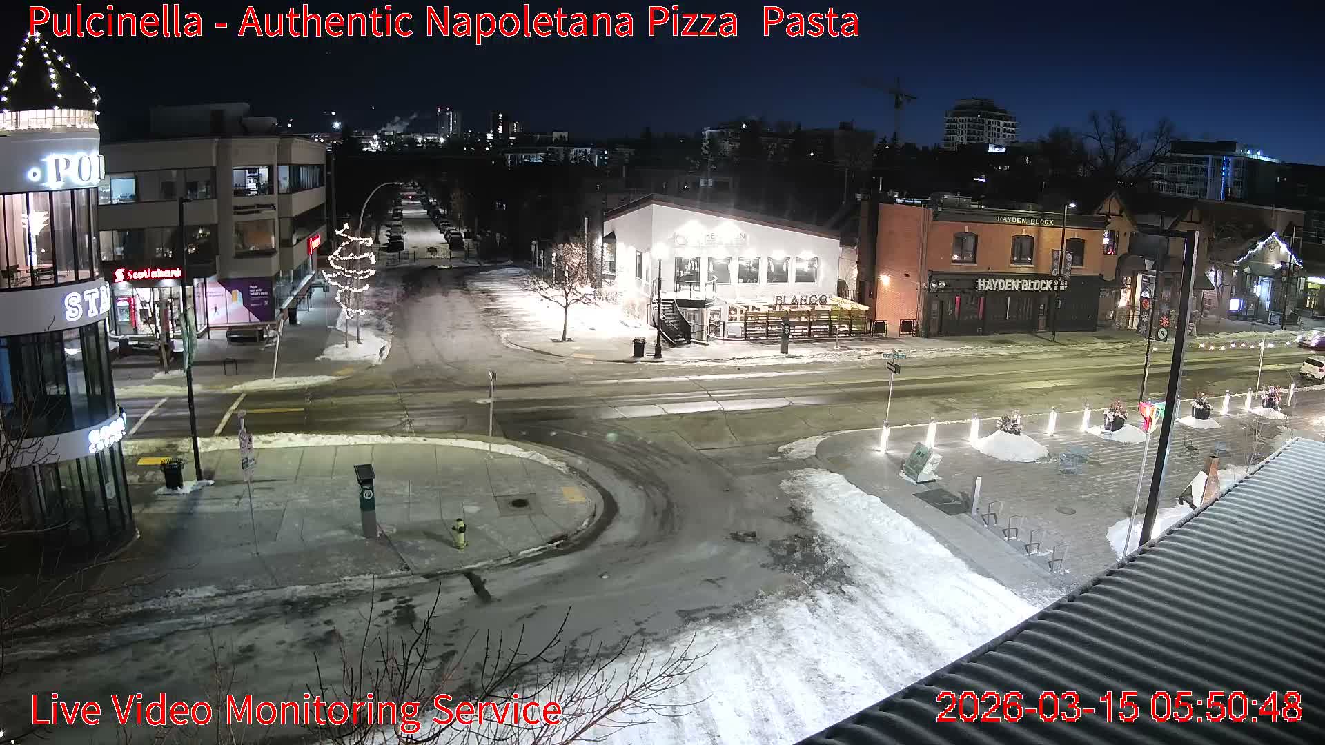 Hillhurst Neighbourhood, Kensington Road & Crescent NW Junction Live Cam - Hillhurst, Calgary, Alberta, Canada