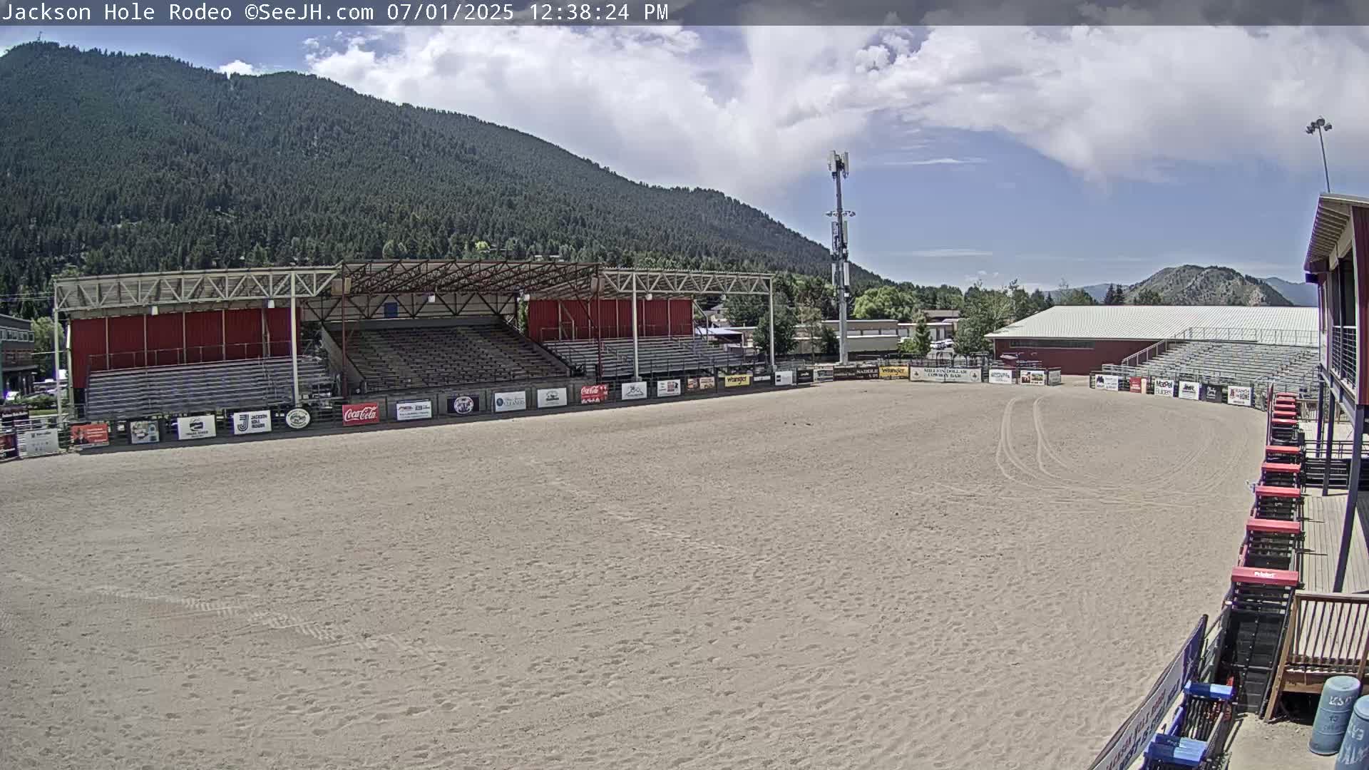 Jackson Hole, Jackson Rodeo Arena Live Cam - Jackson, Teton, Wyoming, USA