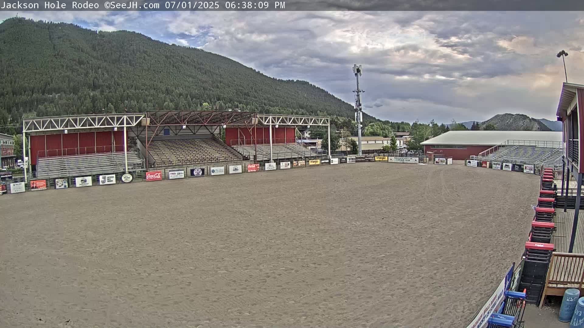 Jackson Hole, Jackson Rodeo Arena Live Cam - Jackson, Teton, Wyoming, USA