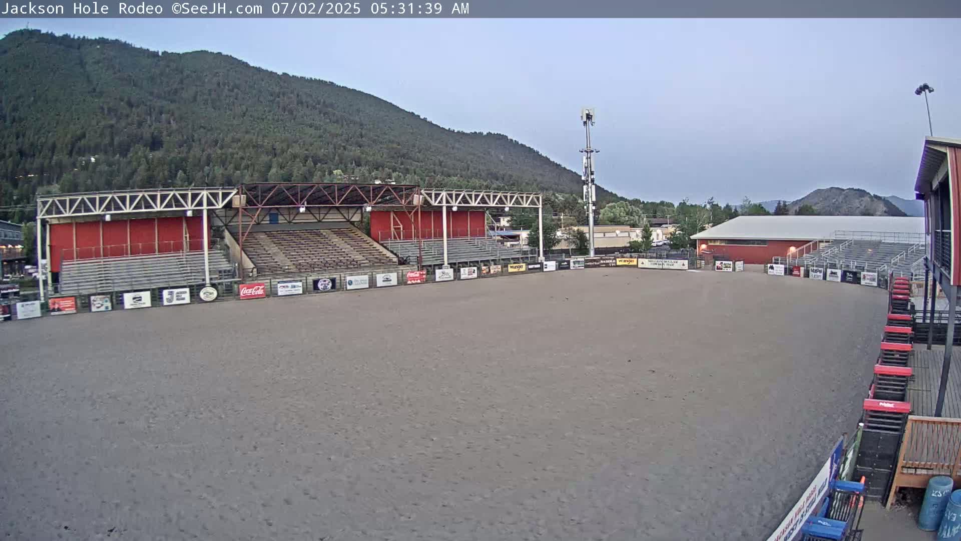 Jackson Hole, Jackson Rodeo Arena Live Cam - Jackson, Teton, Wyoming, USA