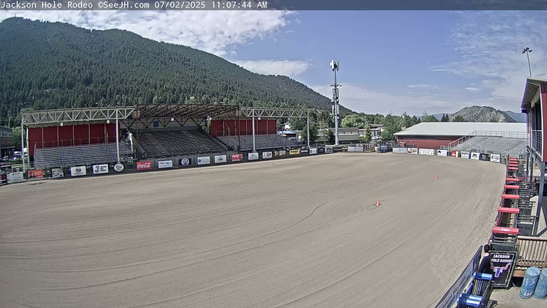 Jackson Hole, Jackson Rodeo Arena Live Cam - Jackson, Teton, Wyoming, USA