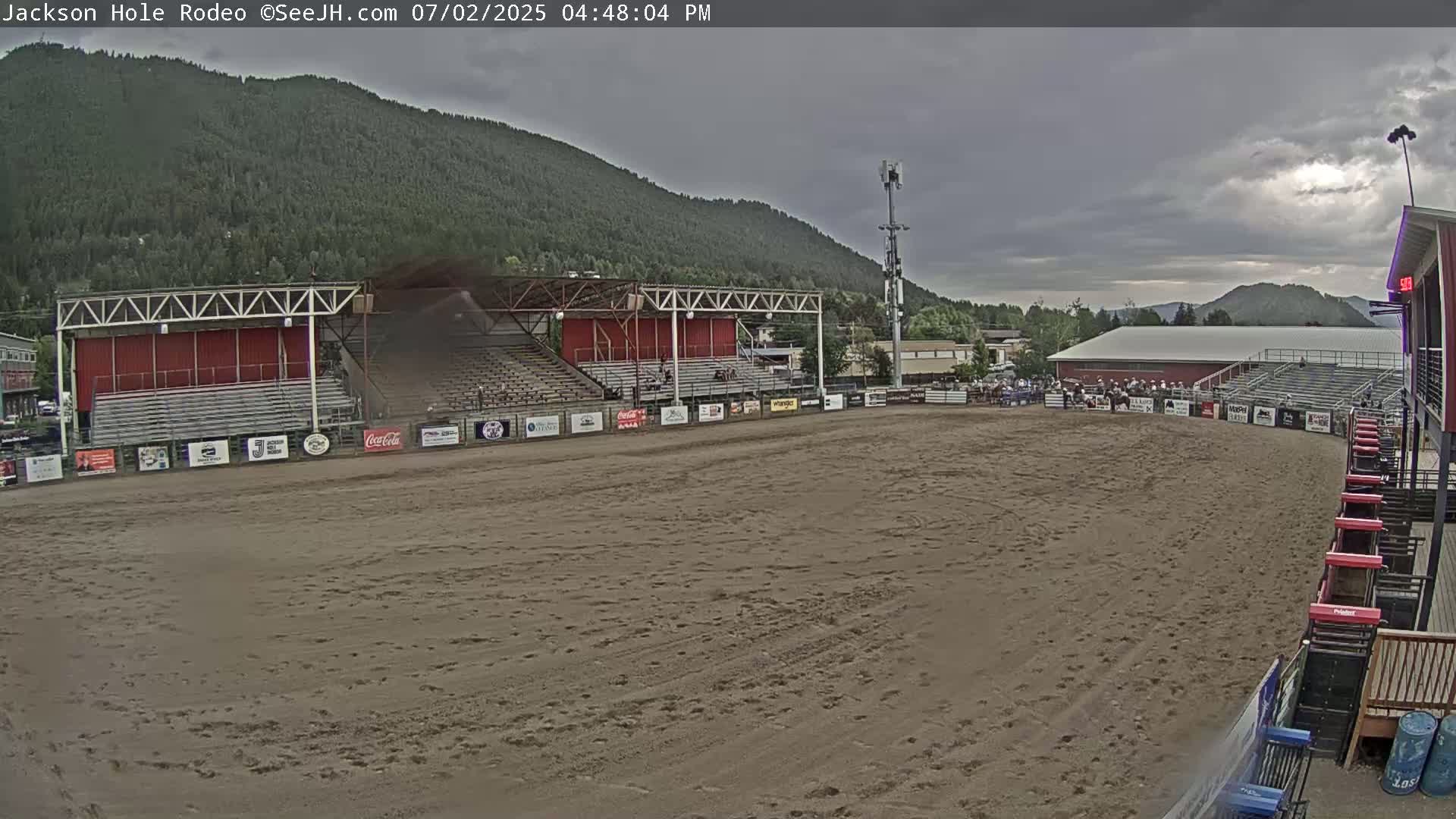 Jackson Hole, Jackson Rodeo Arena Live Cam - Jackson, Teton, Wyoming, USA