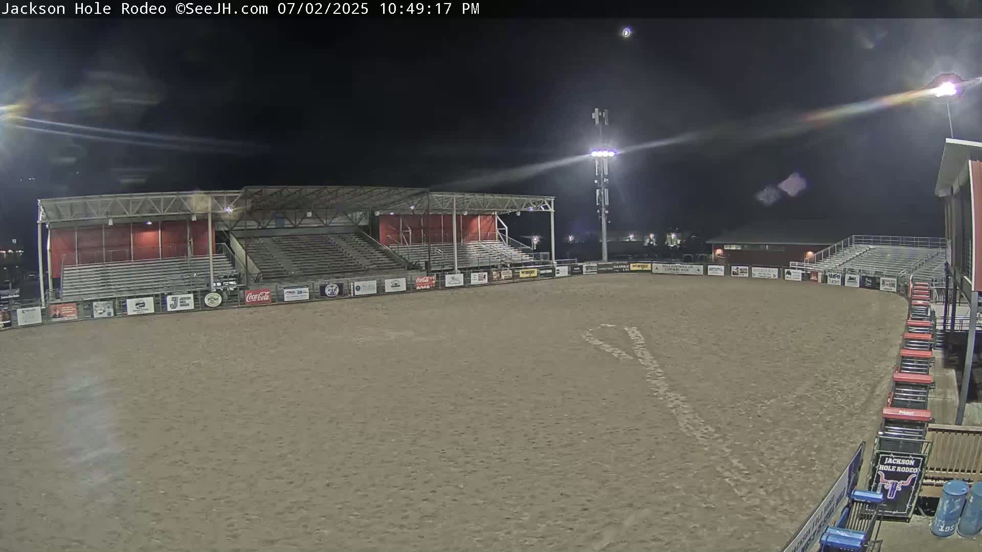 Jackson Hole, Jackson Rodeo Arena Live Cam - Jackson, Teton, Wyoming, USA