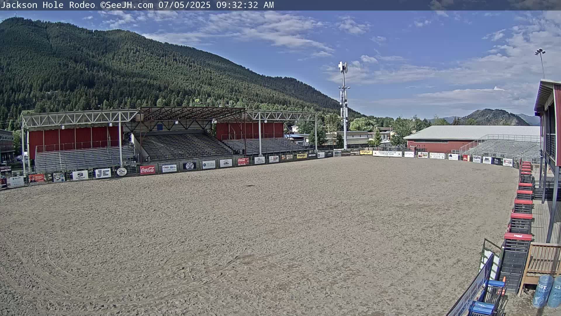 Jackson Hole, Jackson Rodeo Arena Live Cam - Jackson, Teton, Wyoming, USA