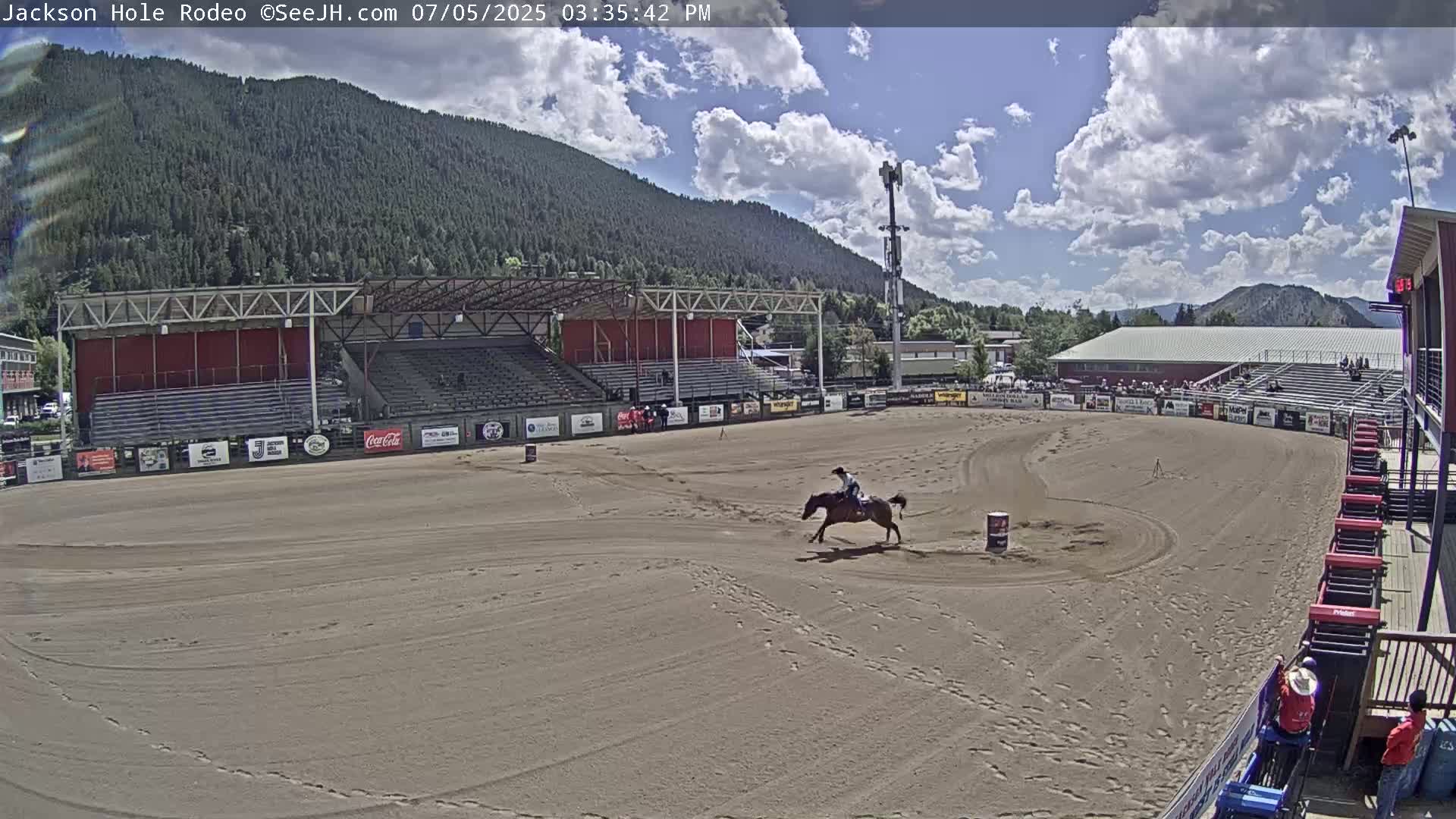 Jackson Hole, Jackson Rodeo Arena Live Cam - Jackson, Teton, Wyoming, USA