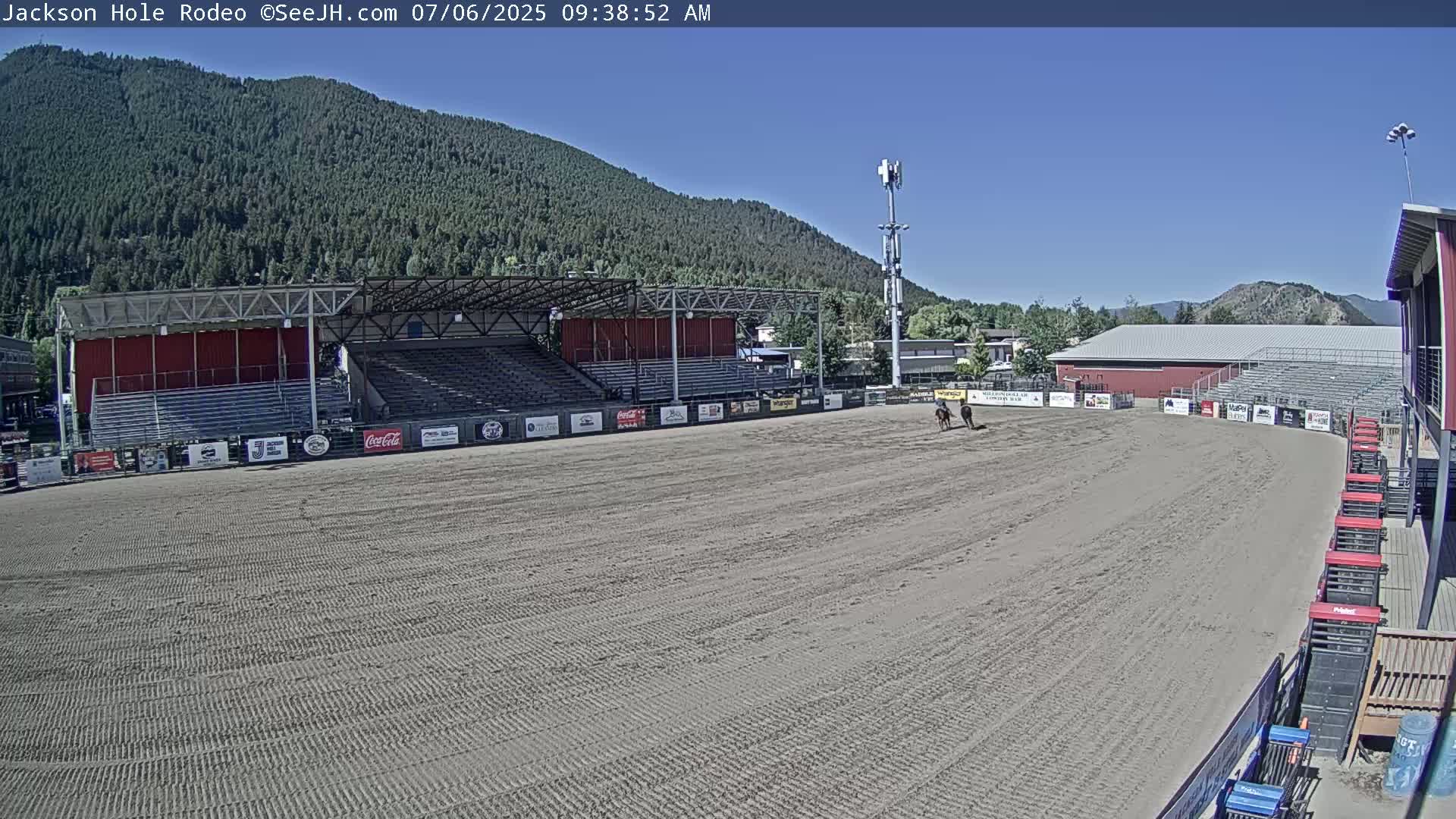 Jackson Hole, Jackson Rodeo Arena Live Cam - Jackson, Teton, Wyoming, USA