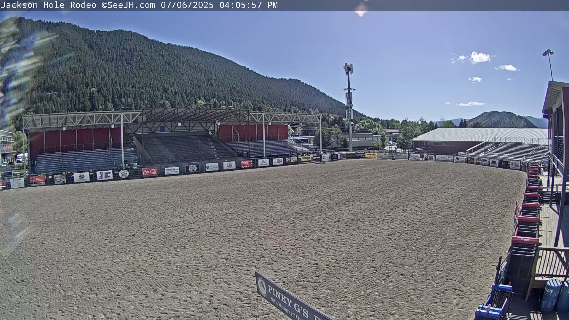 Jackson Hole, Jackson Rodeo Arena Live Cam - Jackson, Teton, Wyoming, USA