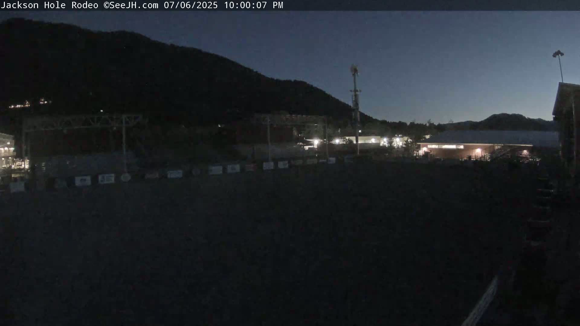 Jackson Hole, Jackson Rodeo Arena Live Cam - Jackson, Teton, Wyoming, USA