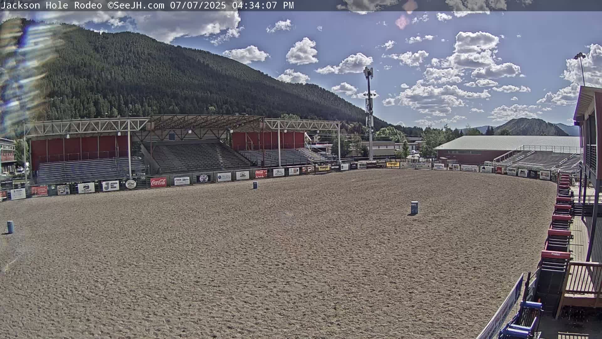 Jackson Hole, Jackson Rodeo Arena Live Cam - Jackson, Teton, Wyoming, USA