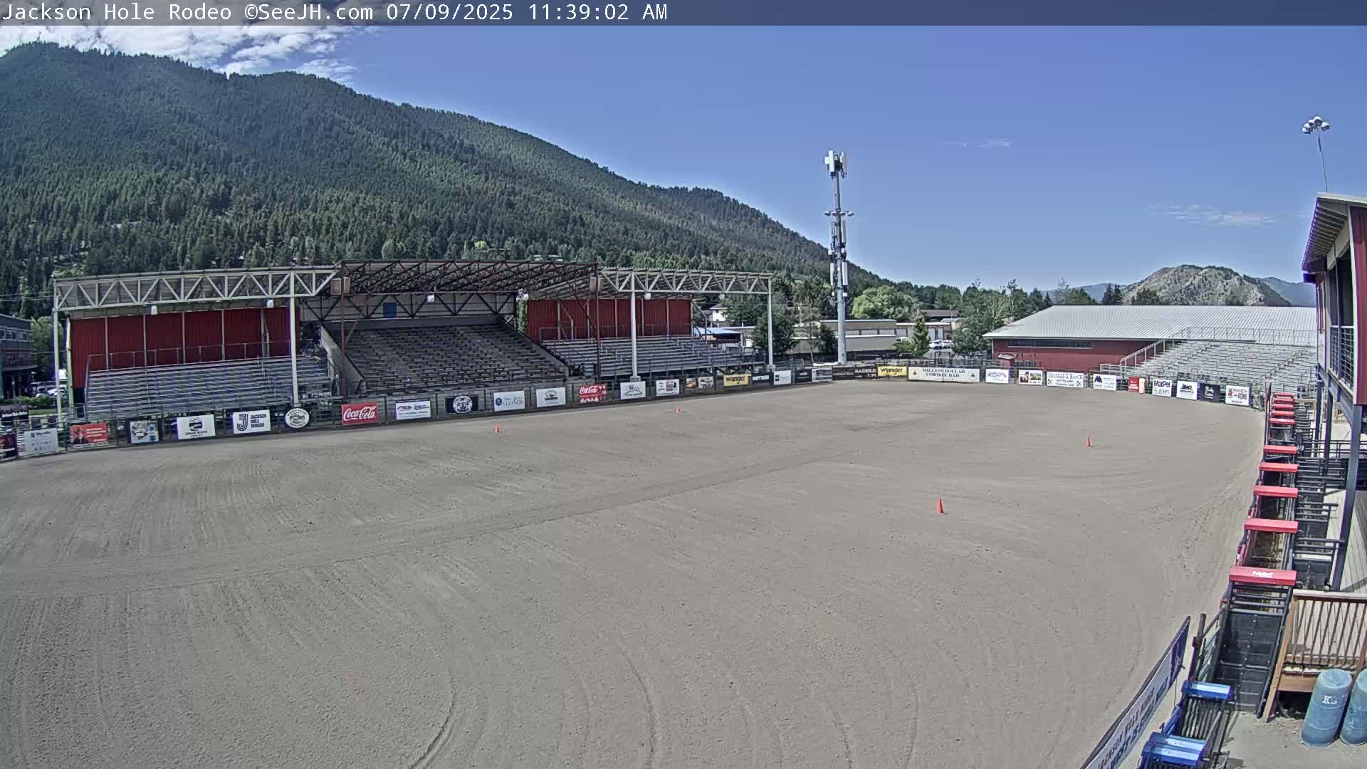 Jackson Hole, Jackson Rodeo Arena Live Cam - Jackson, Teton, Wyoming, USA