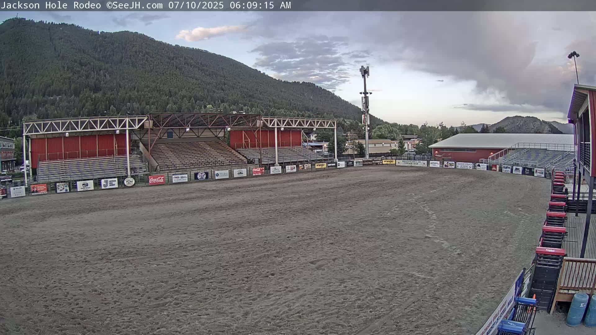 Jackson Hole, Jackson Rodeo Arena Live Cam - Jackson, Teton, Wyoming, USA