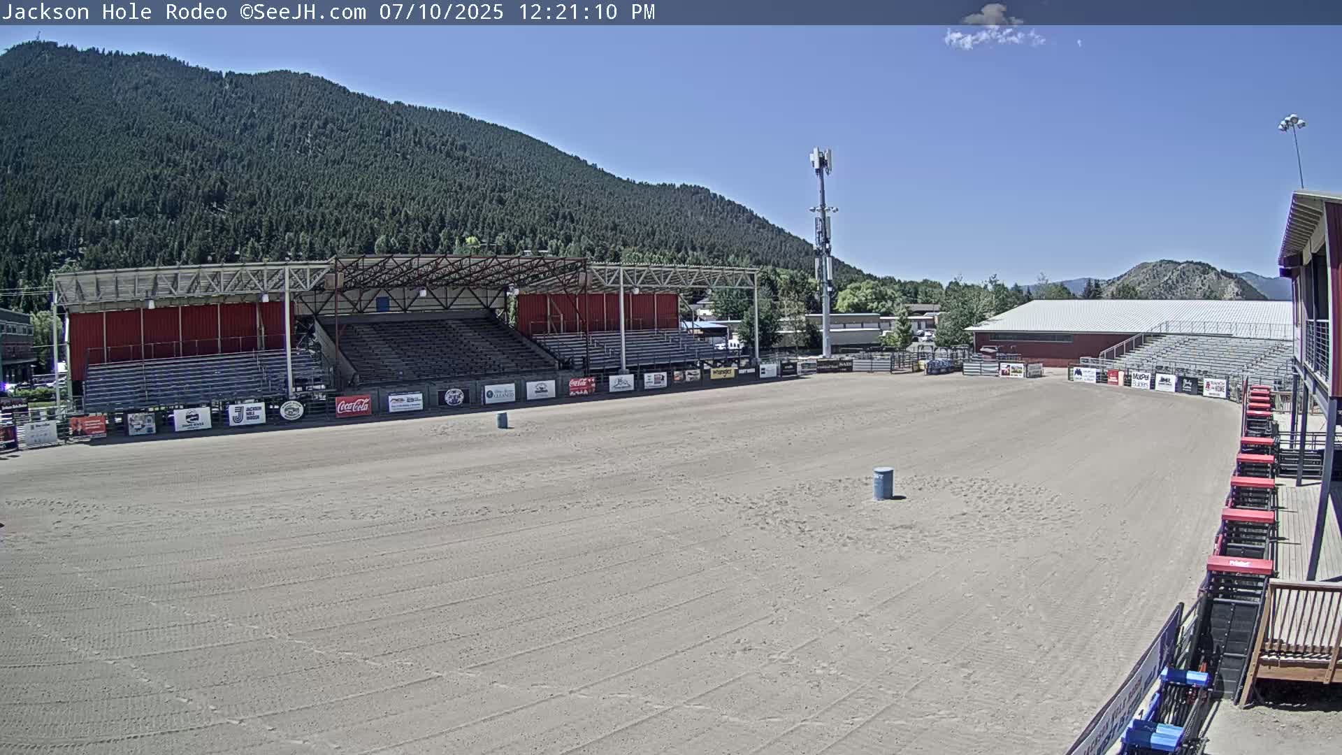 Jackson Hole, Jackson Rodeo Arena Live Cam - Jackson, Teton, Wyoming, USA