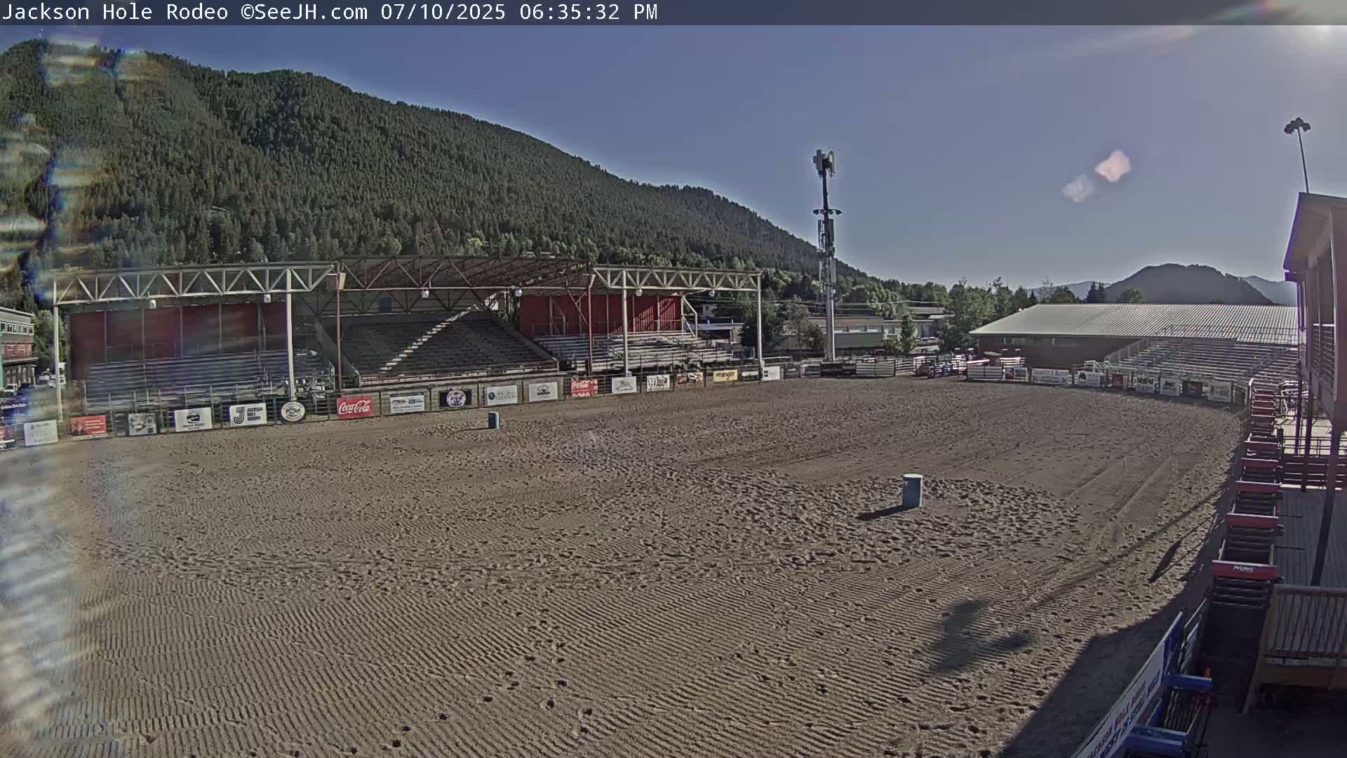 Jackson Hole, Jackson Rodeo Arena Live Cam - Jackson, Teton, Wyoming, USA