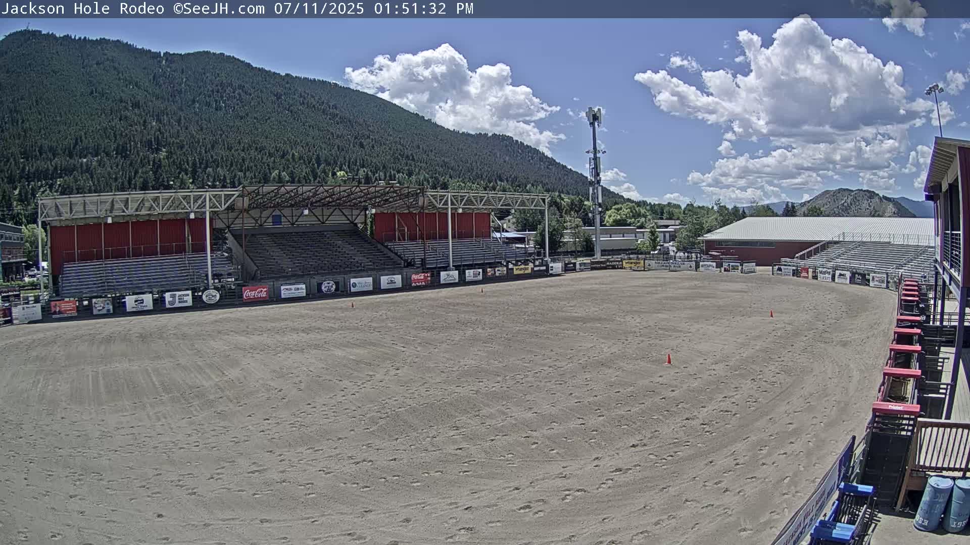 Jackson Hole, Jackson Rodeo Arena Live Cam - Jackson, Teton, Wyoming, USA