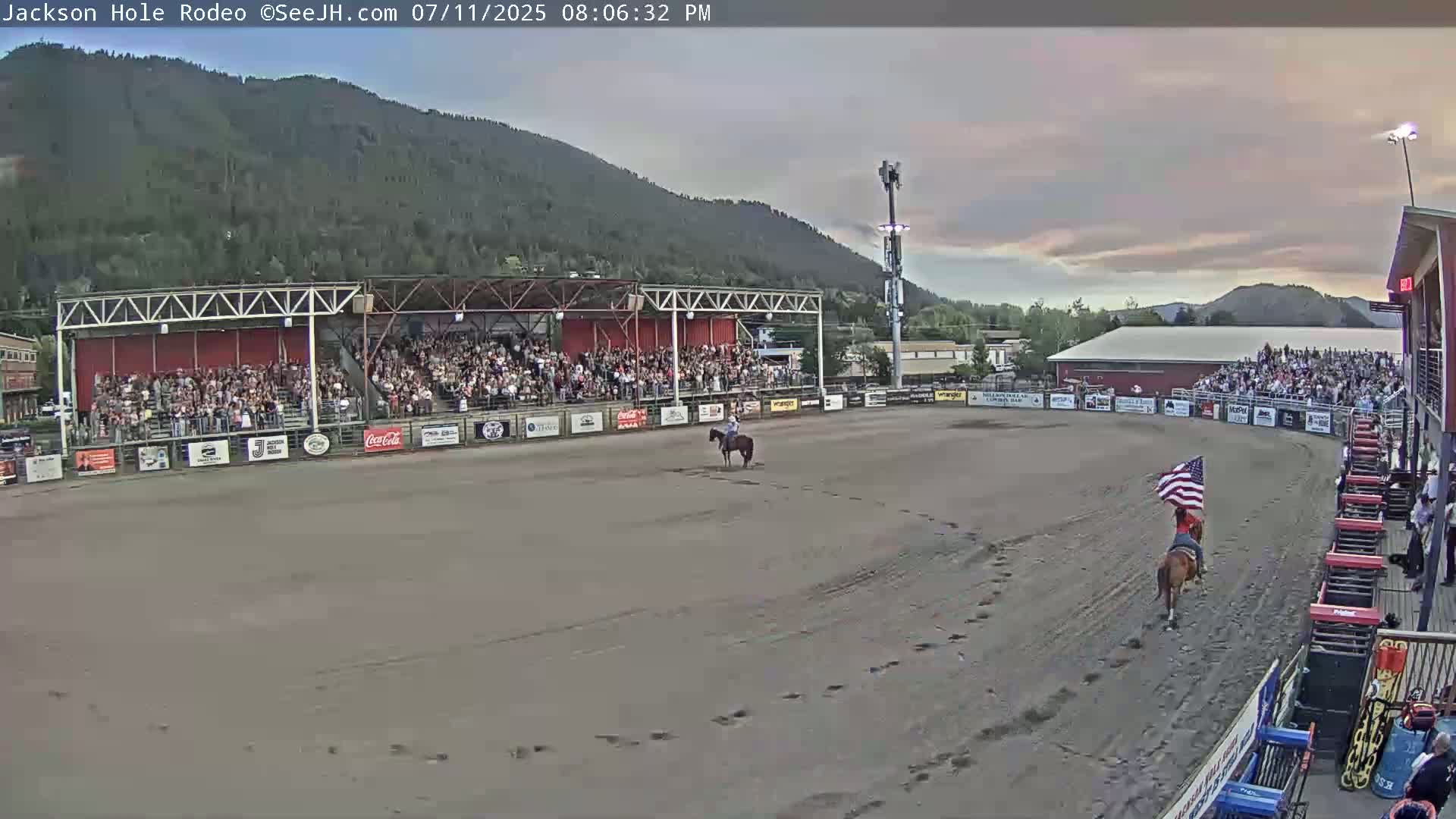 Jackson Hole, Jackson Rodeo Arena Live Cam - Jackson, Teton, Wyoming, USA