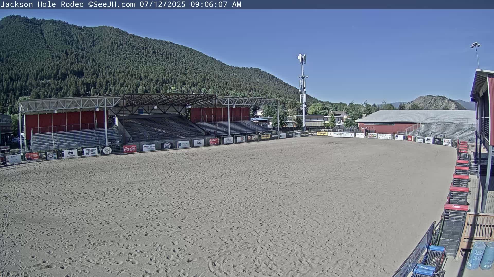 Jackson Hole, Jackson Rodeo Arena Live Cam - Jackson, Teton, Wyoming, USA