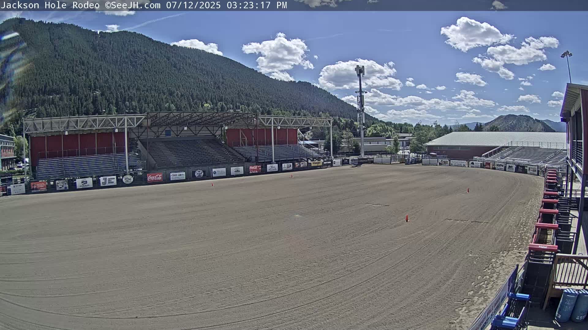 Jackson Hole, Jackson Rodeo Arena Live Cam - Jackson, Teton, Wyoming, USA