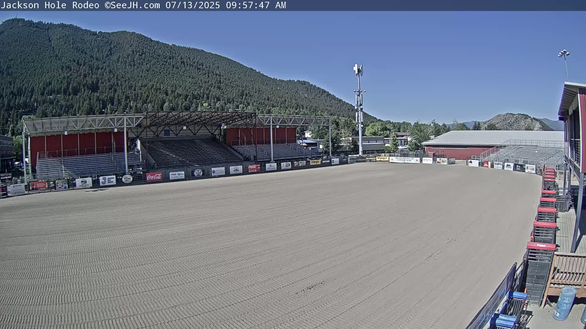 Jackson Hole, Jackson Rodeo Arena Live Cam - Jackson, Teton, Wyoming, USA