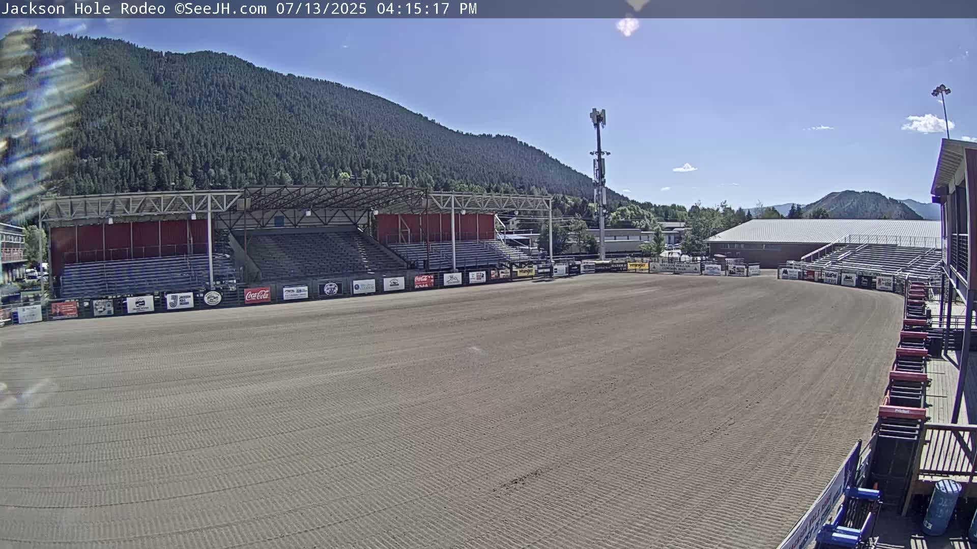 Jackson Hole, Jackson Rodeo Arena Live Cam - Jackson, Teton, Wyoming, USA