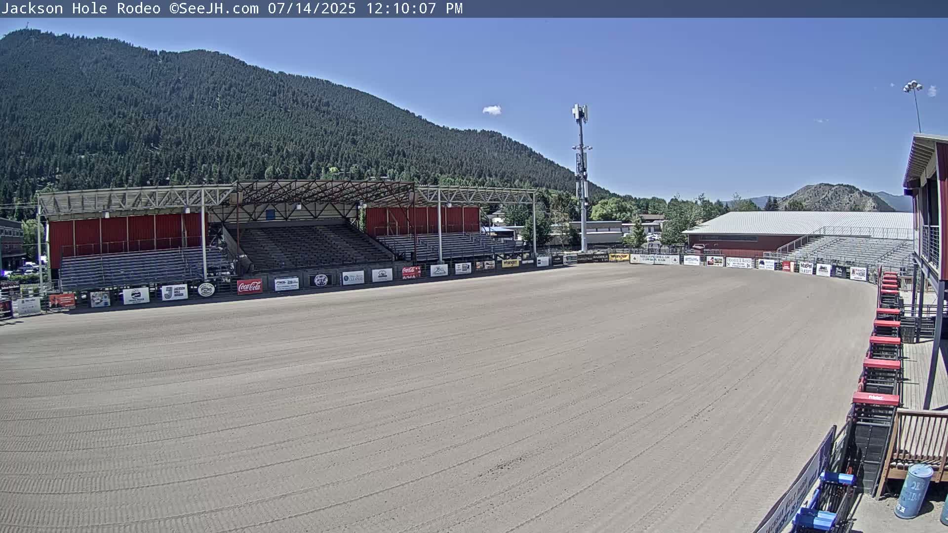 Jackson Hole, Jackson Rodeo Arena Live Cam - Jackson, Teton, Wyoming, USA