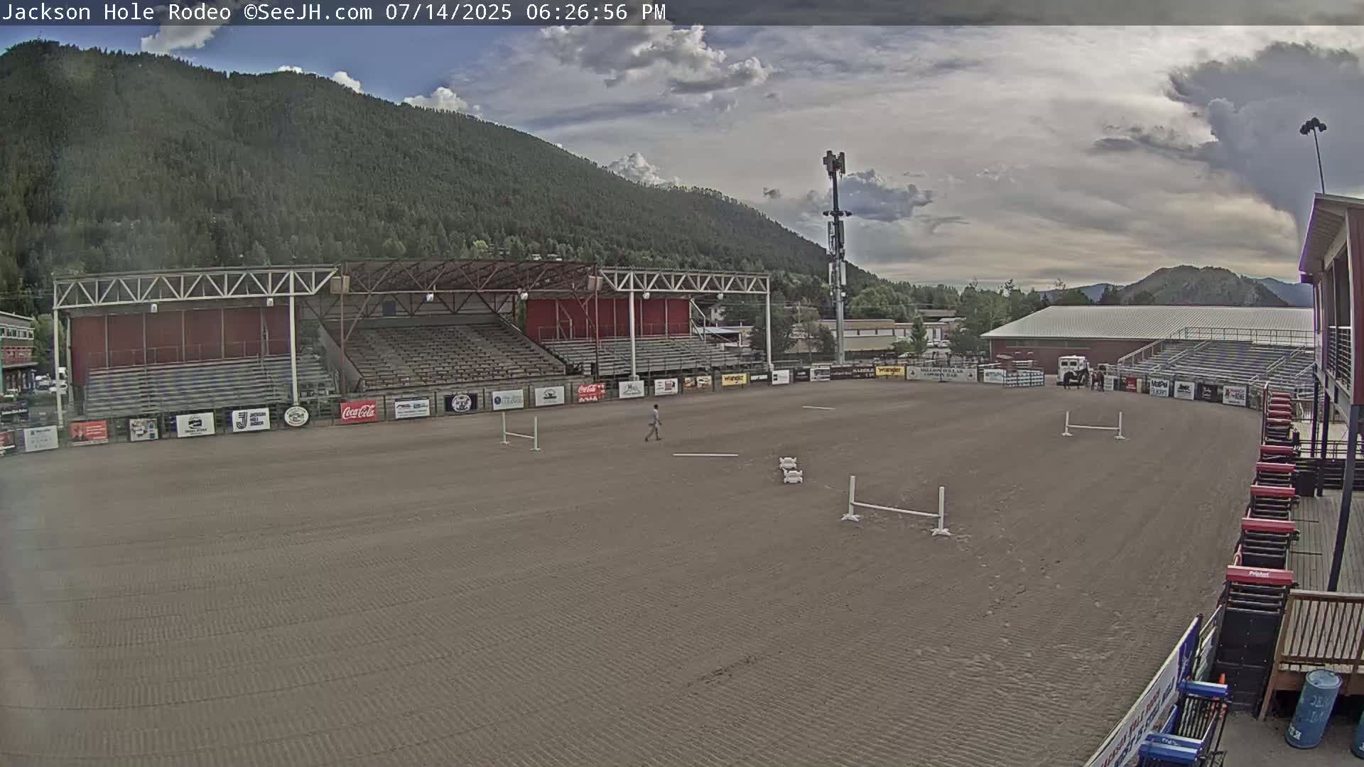 Jackson Hole, Jackson Rodeo Arena Live Cam - Jackson, Teton, Wyoming, USA