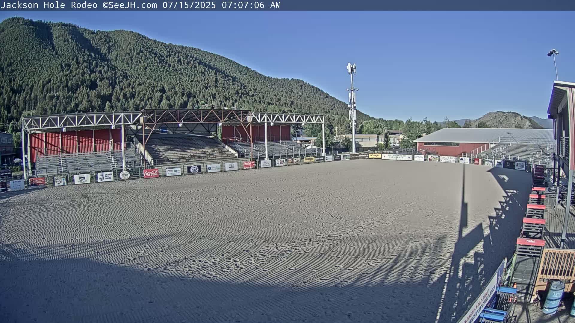 Jackson Hole, Jackson Rodeo Arena Live Cam - Jackson, Teton, Wyoming, USA