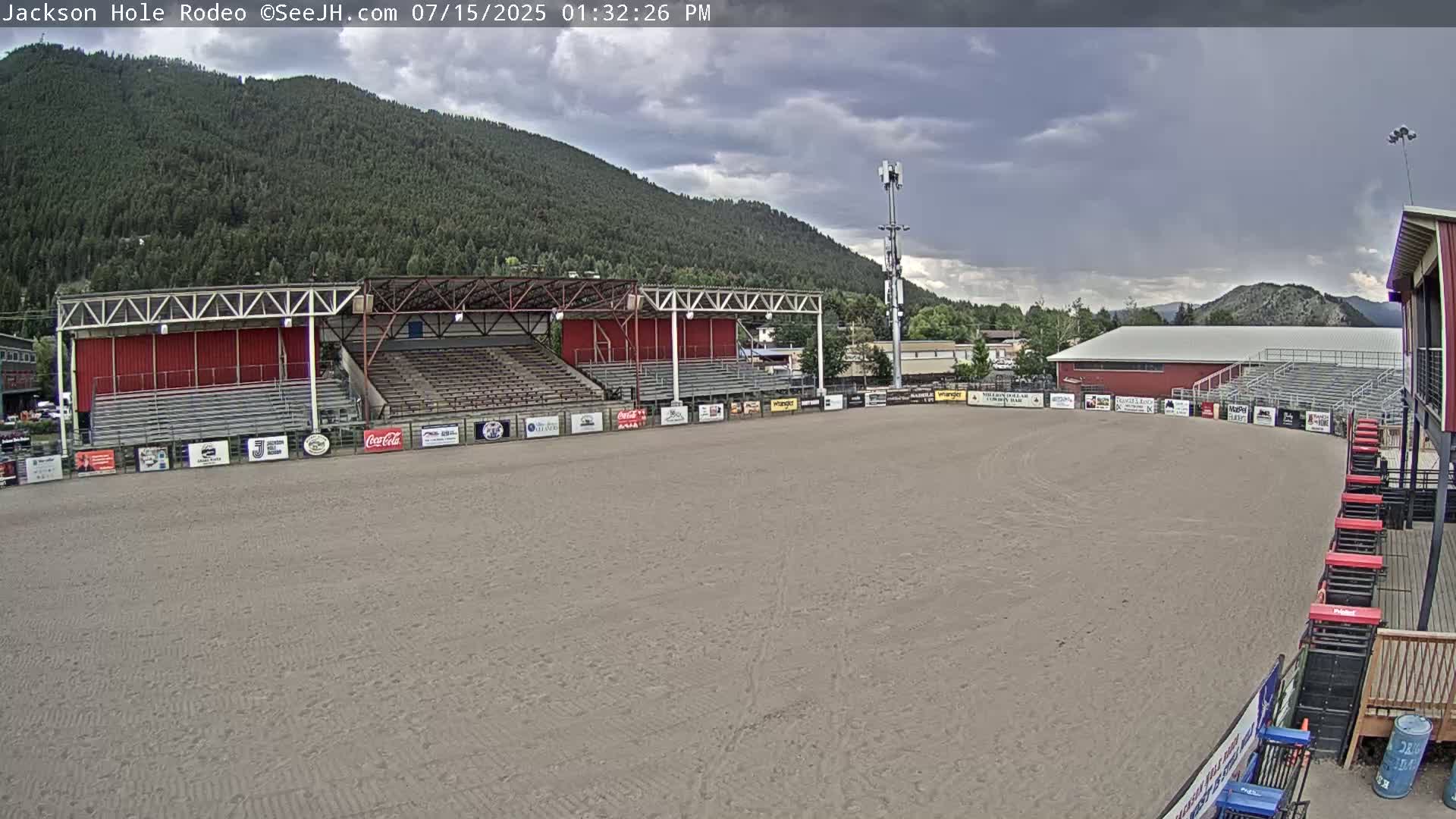 Jackson Hole, Jackson Rodeo Arena Live Cam - Jackson, Teton, Wyoming, USA