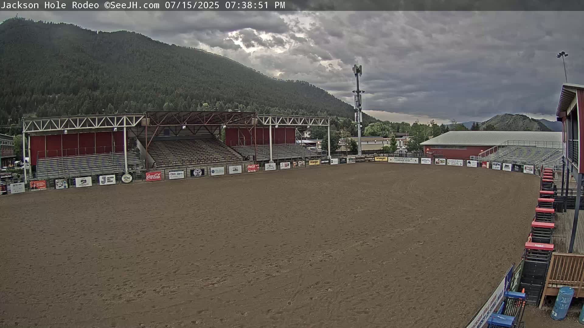 Jackson Hole, Jackson Rodeo Arena Live Cam - Jackson, Teton, Wyoming, USA