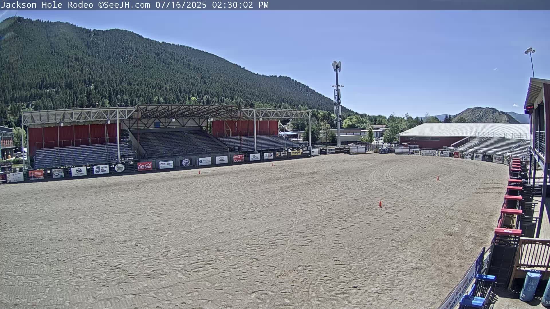 Jackson Hole, Jackson Rodeo Arena Live Cam - Jackson, Teton, Wyoming, USA
