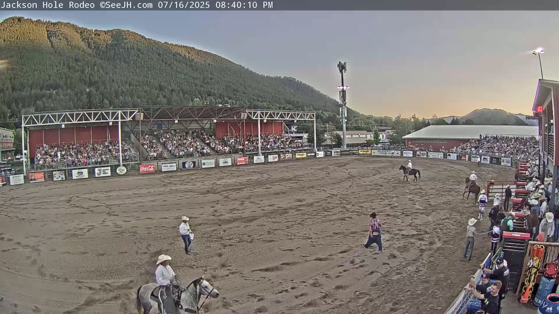 Jackson Hole, Jackson Rodeo Arena Live Cam - Jackson, Teton, Wyoming, USA