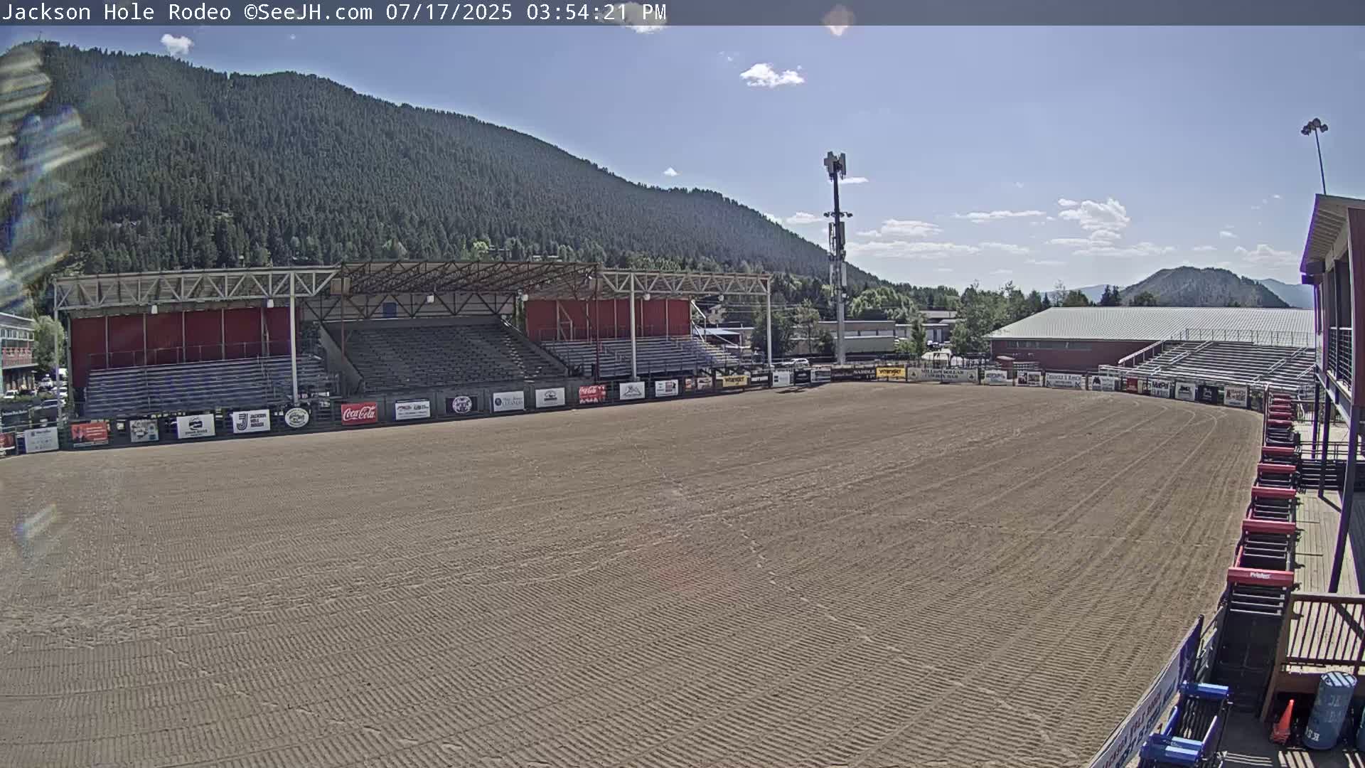 Jackson Hole, Jackson Rodeo Arena Live Cam - Jackson, Teton, Wyoming, USA