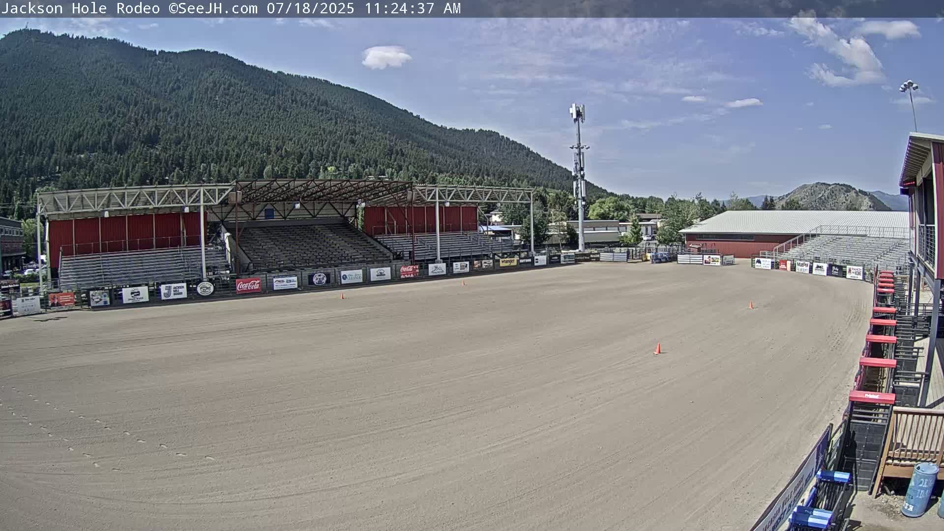 Jackson Hole, Jackson Rodeo Arena Live Cam - Jackson, Teton, Wyoming, USA