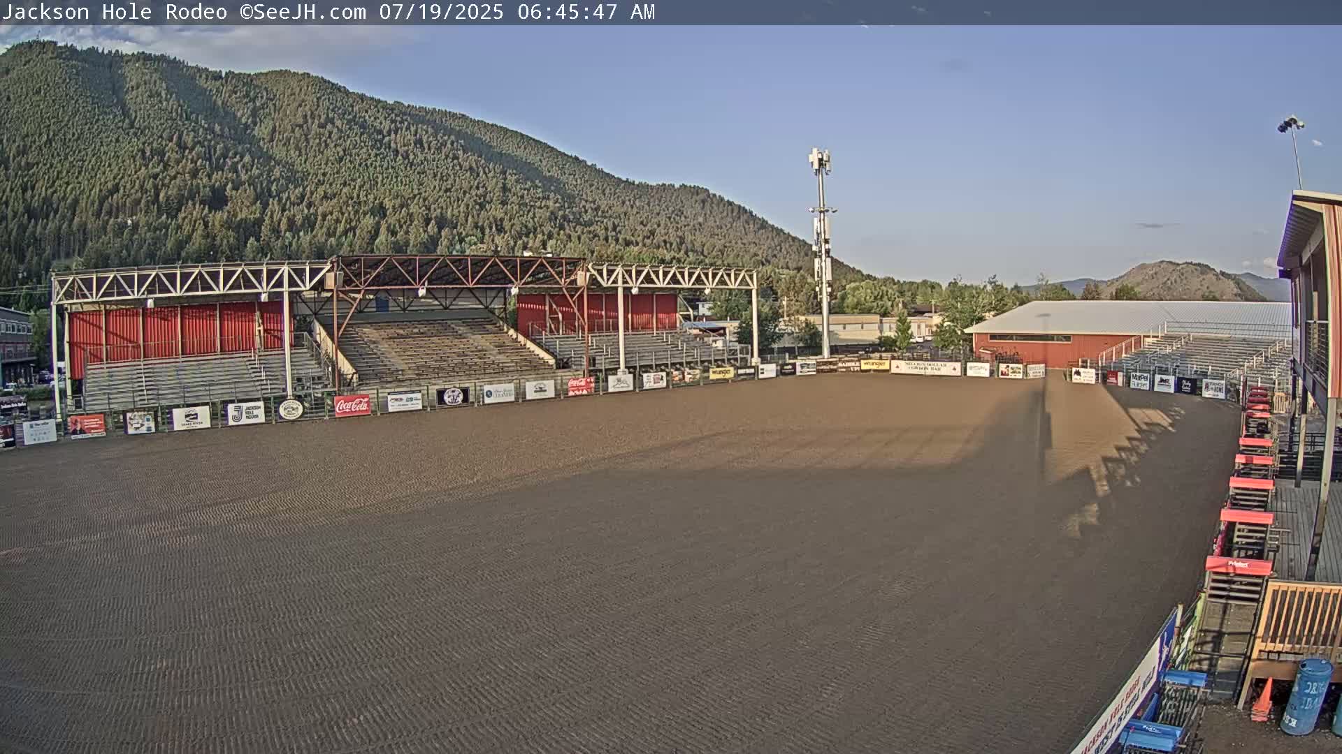 Jackson Hole, Jackson Rodeo Arena Live Cam - Jackson, Teton, Wyoming, USA