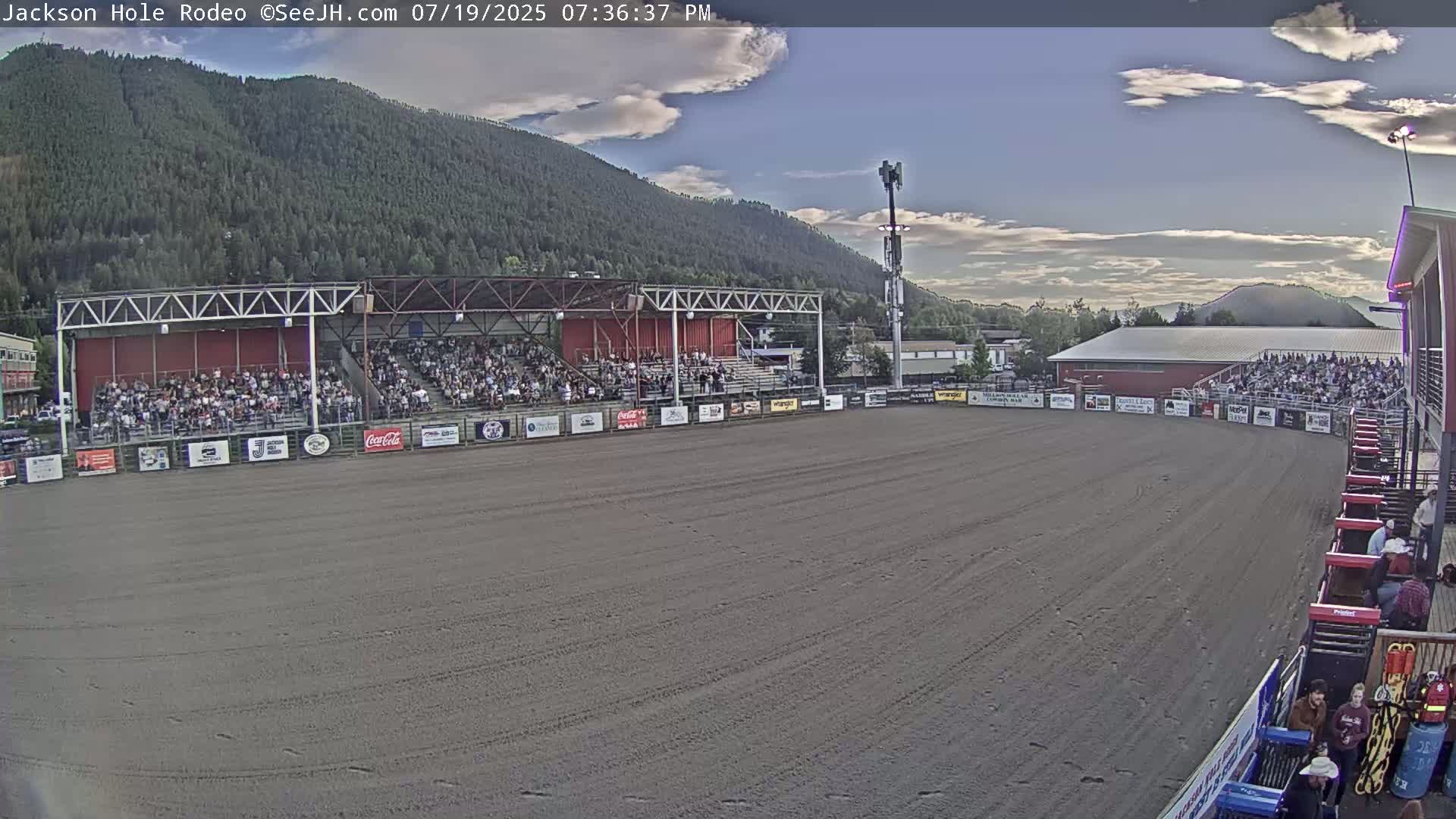 Jackson Hole, Jackson Rodeo Arena Live Cam - Jackson, Teton, Wyoming, USA