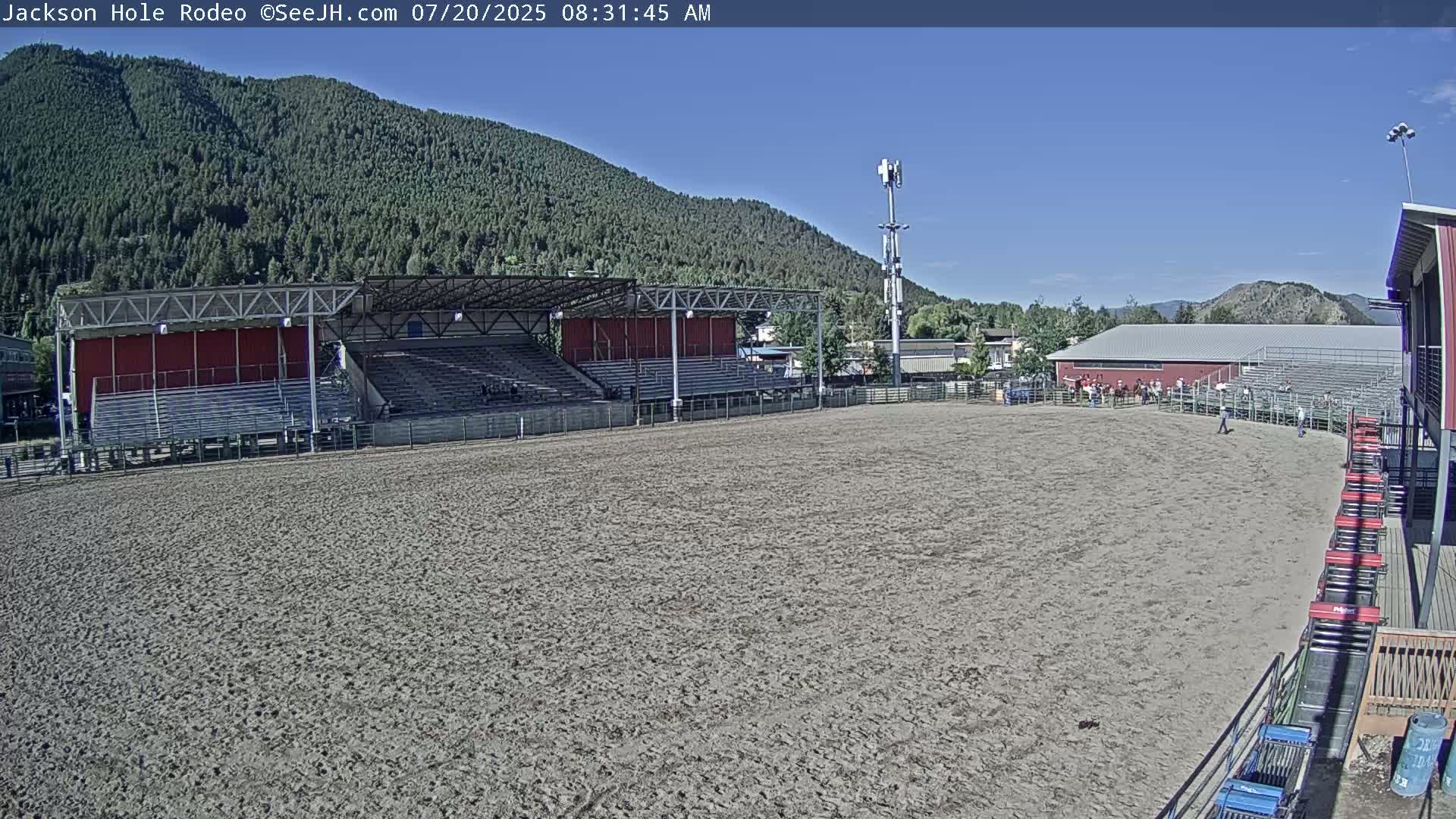 Jackson Hole, Jackson Rodeo Arena Live Cam - Jackson, Teton, Wyoming, USA