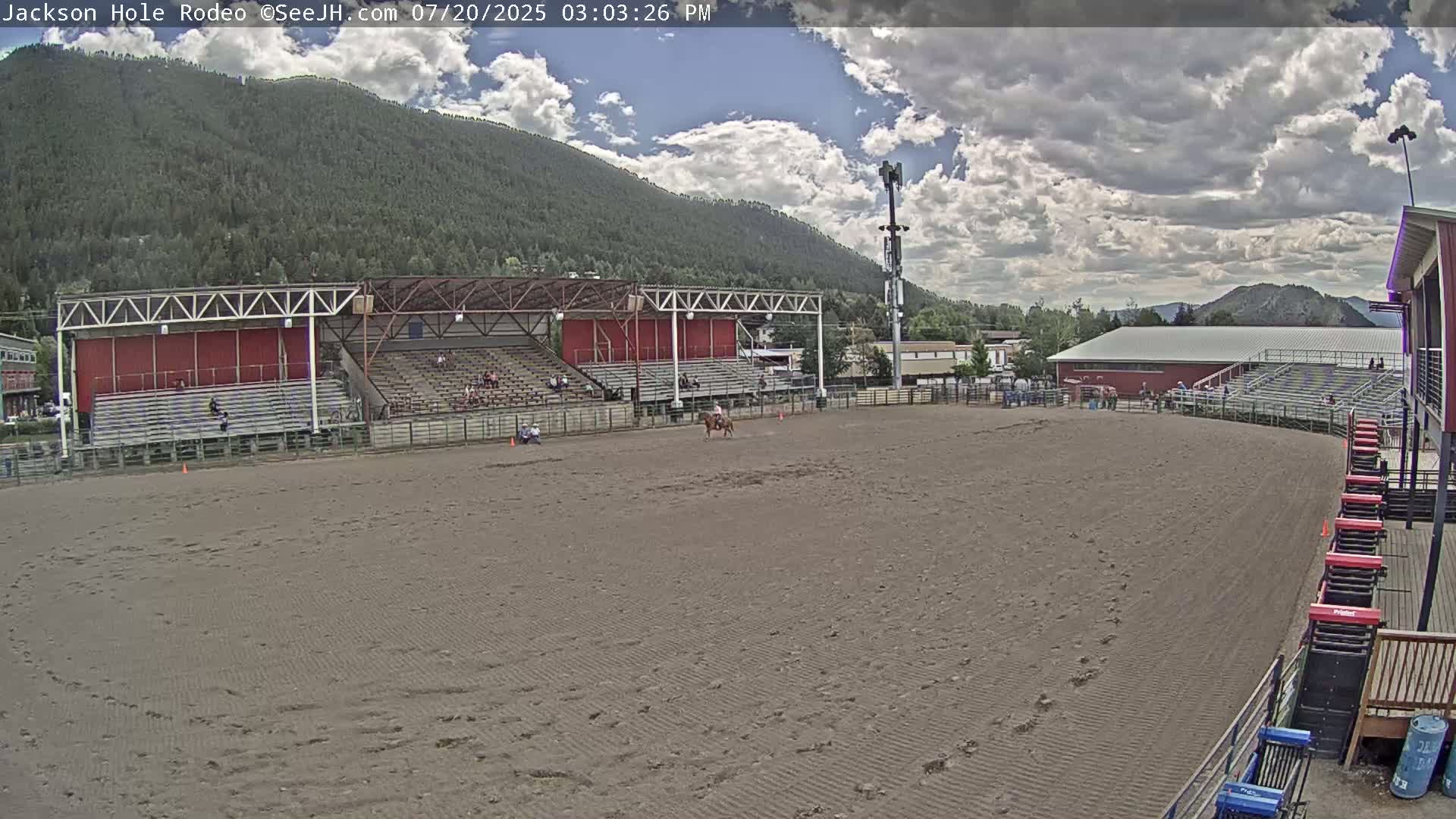 Jackson Hole, Jackson Rodeo Arena Live Cam - Jackson, Teton, Wyoming, USA