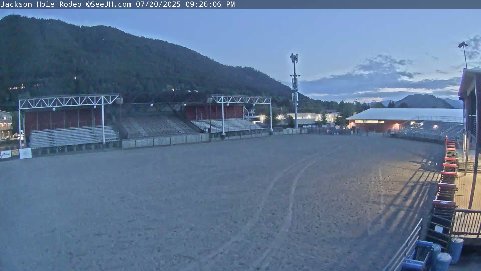 Jackson Hole, Jackson Rodeo Arena Live Cam - Jackson, Teton, Wyoming, USA