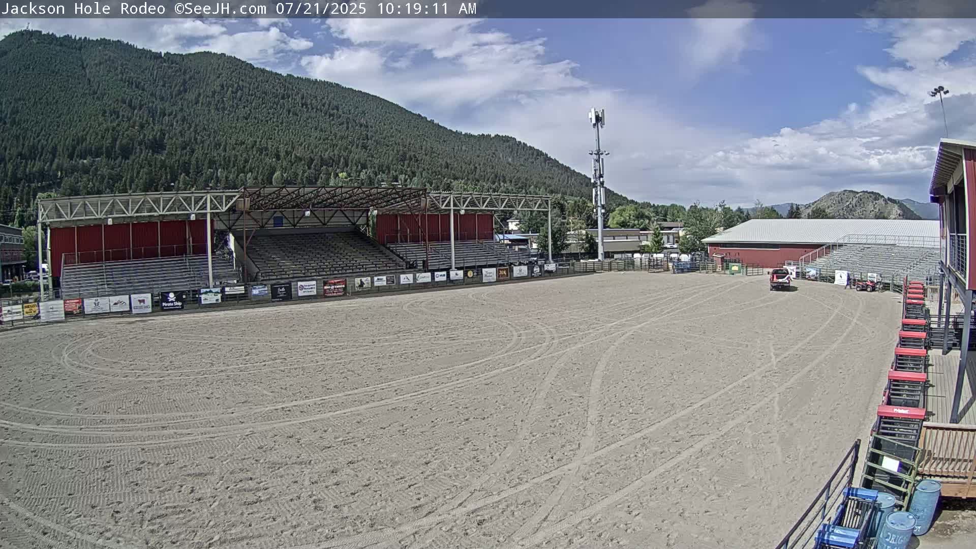 Jackson Hole, Jackson Rodeo Arena Live Cam - Jackson, Teton, Wyoming, USA