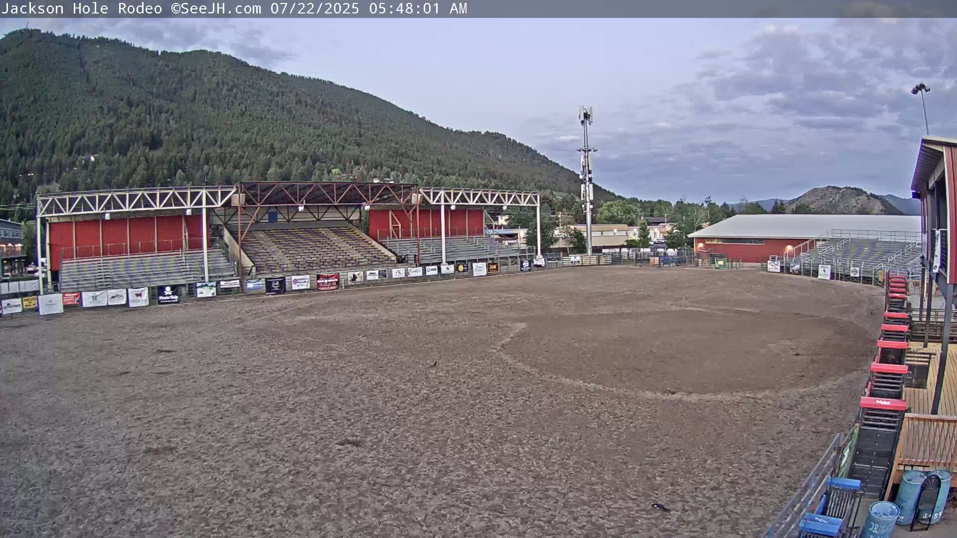 Jackson Hole, Jackson Rodeo Arena Live Cam - Jackson, Teton, Wyoming, USA