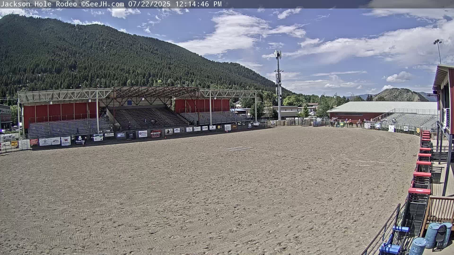 Jackson Hole, Jackson Rodeo Arena Live Cam - Jackson, Teton, Wyoming, USA