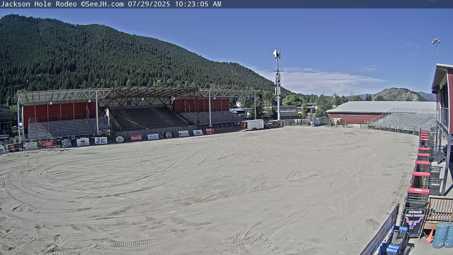 Jackson Hole, Jackson Rodeo Arena Live Cam - Jackson, Teton, Wyoming, USA