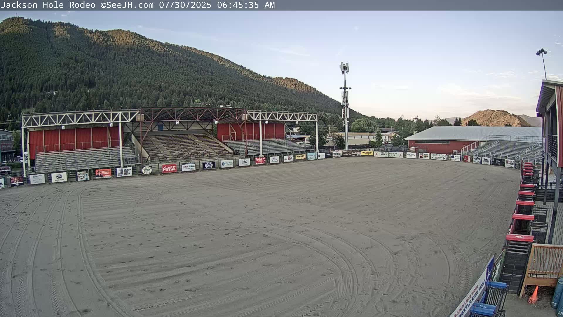 Jackson Hole, Jackson Rodeo Arena Live Cam - Jackson, Teton, Wyoming, USA