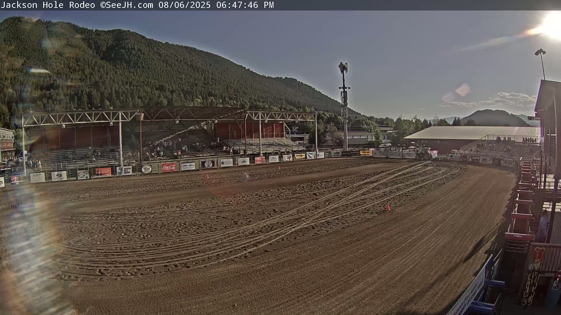 Jackson Hole, Jackson Rodeo Arena Live Cam - Jackson, Teton, Wyoming, USA