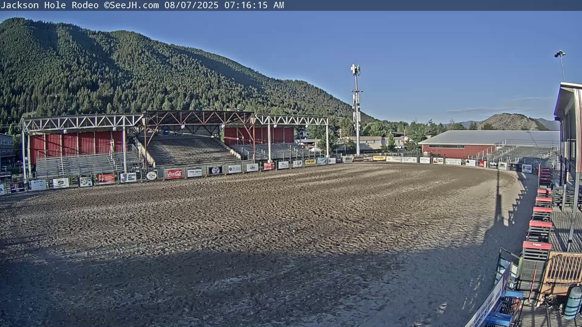 Jackson Hole, Jackson Rodeo Arena Live Cam - Jackson, Teton, Wyoming, USA