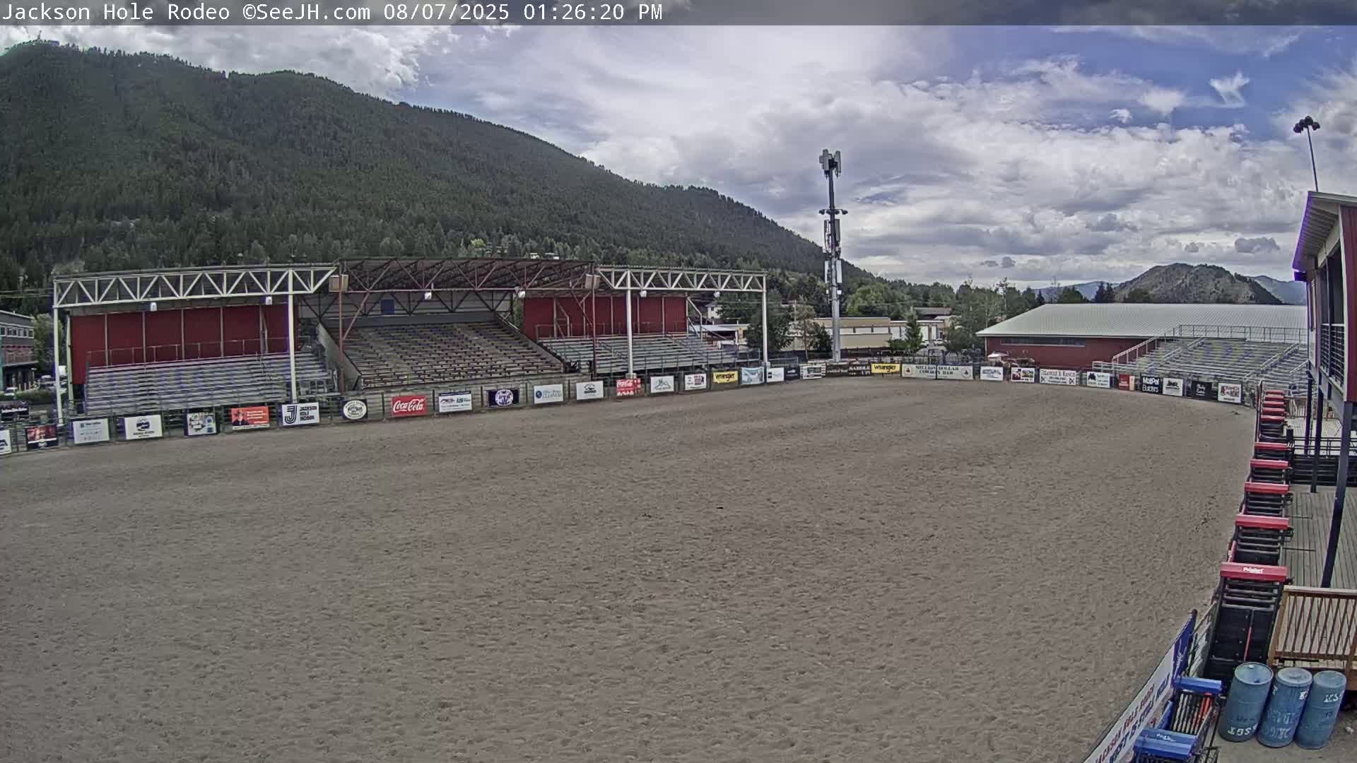 Jackson Hole, Jackson Rodeo Arena Live Cam - Jackson, Teton, Wyoming, USA