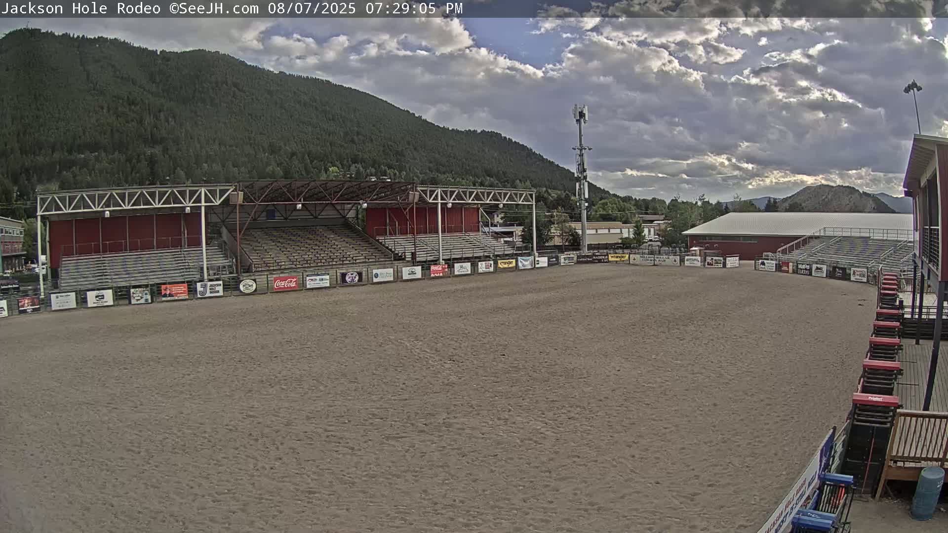 Jackson Hole, Jackson Rodeo Arena Live Cam - Jackson, Teton, Wyoming, USA