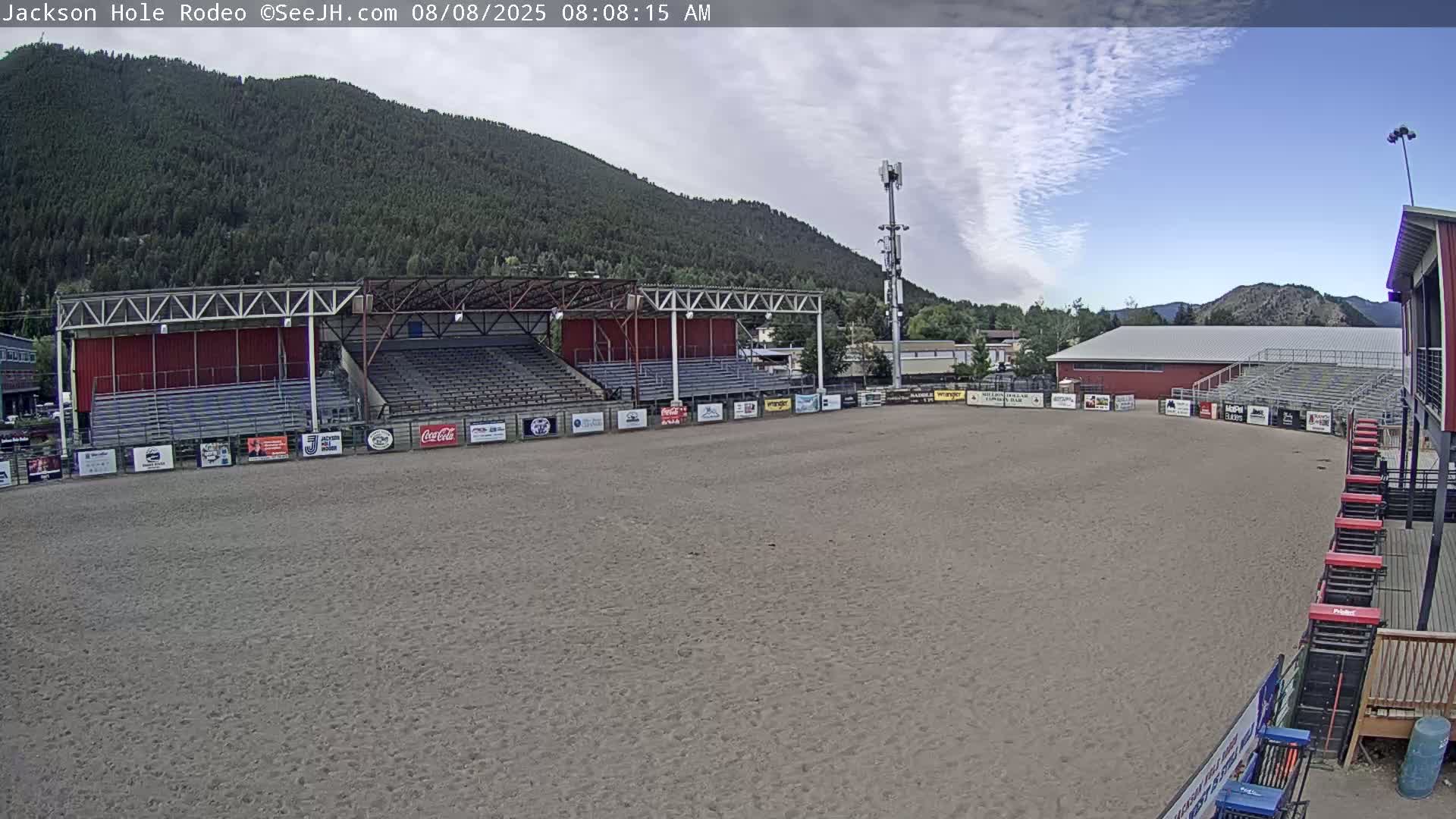 Jackson Hole, Jackson Rodeo Arena Live Cam - Jackson, Teton, Wyoming, USA