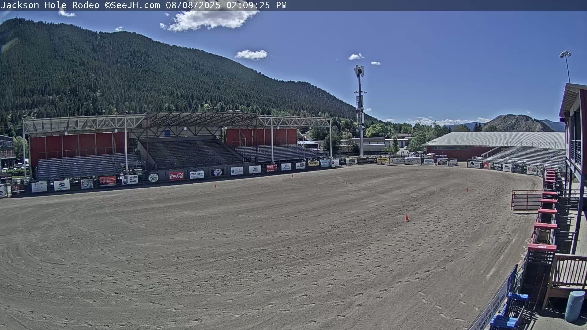 Jackson Hole, Jackson Rodeo Arena Live Cam - Jackson, Teton, Wyoming, USA